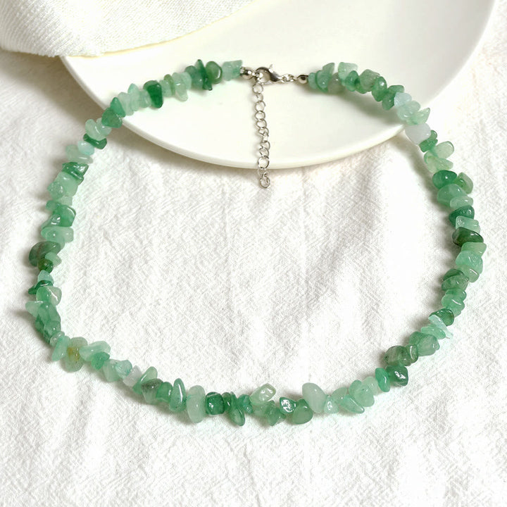 Healing crystal pendant necklace, polished gemstone jewelry for women, a thoughtful gift.