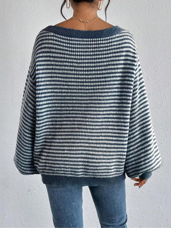 Comfortable Portofino women's off-shoulder sweater, long sleeve knit, versatile style.