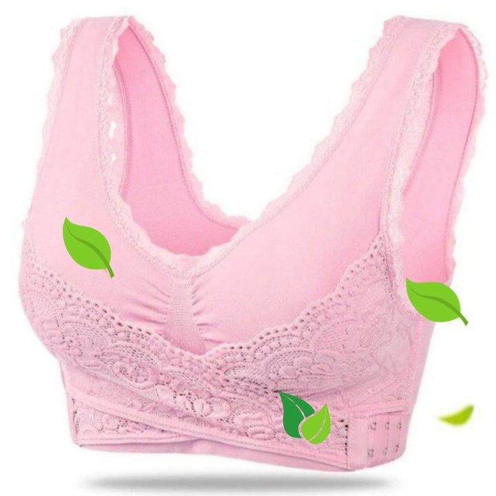 Women's PosturaFit wire-free bra, designed for optimal posture improvement & all-day back comfort.
