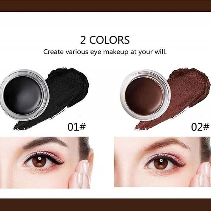 Beginner-friendly precision eyeliner kit with long-lasting gel, ensuring easy and accurate eye makeup.