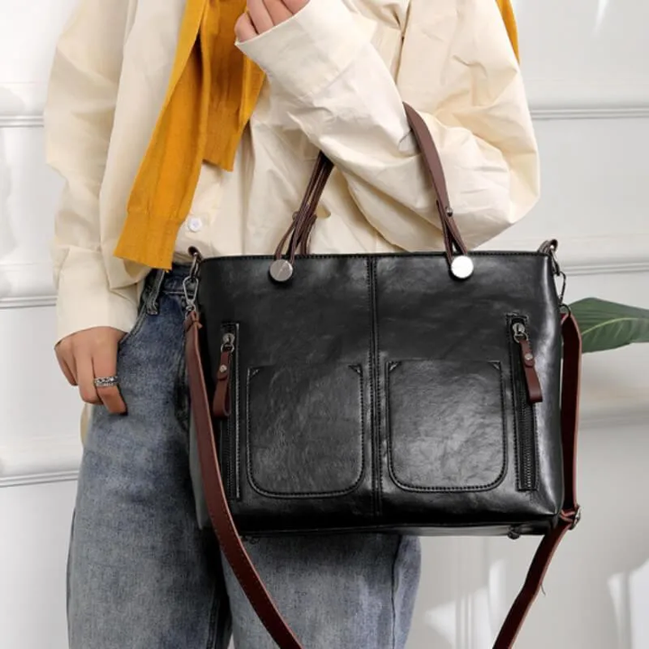 Versatile women's premium leather bag, a durable and fashionable accessory for modern women.