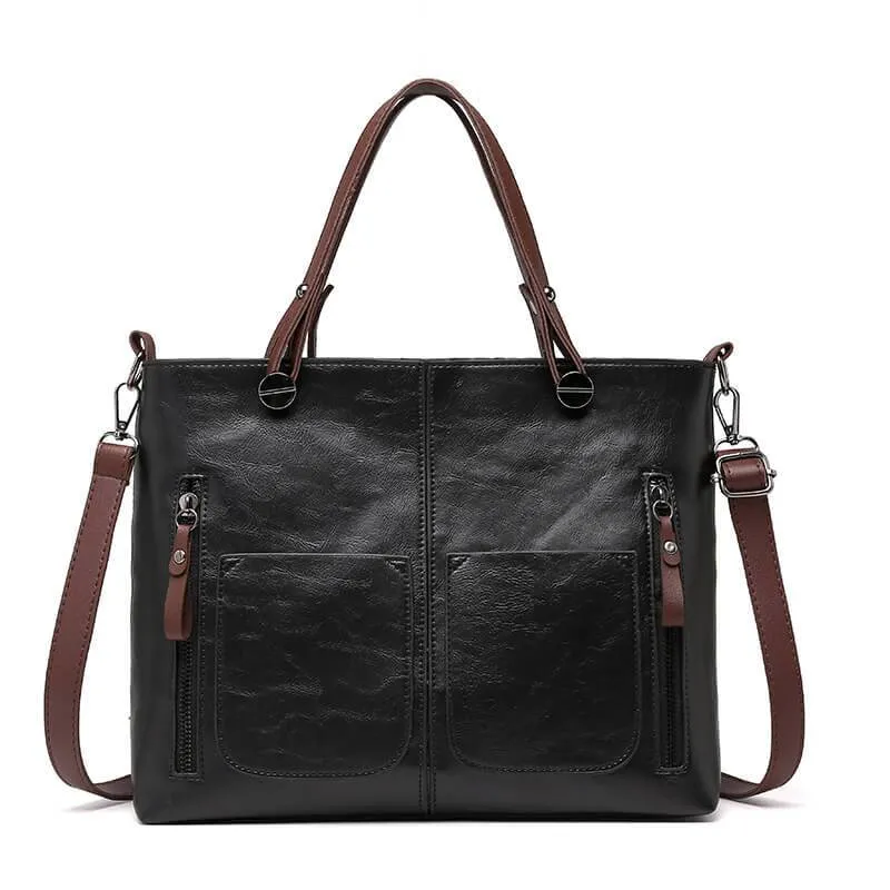 Fashionable women's leather shoulder bag, a versatile and high-quality accessory for any outfit.