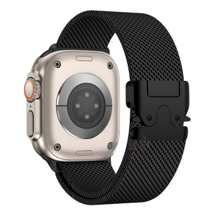 Stylish women's premium smartwatch band, made from sleek stainless steel for a modern look.