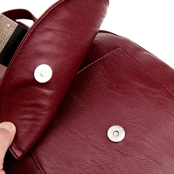 Softback genuine leather women's backpack, water-resistant, stylish, and comfortable.