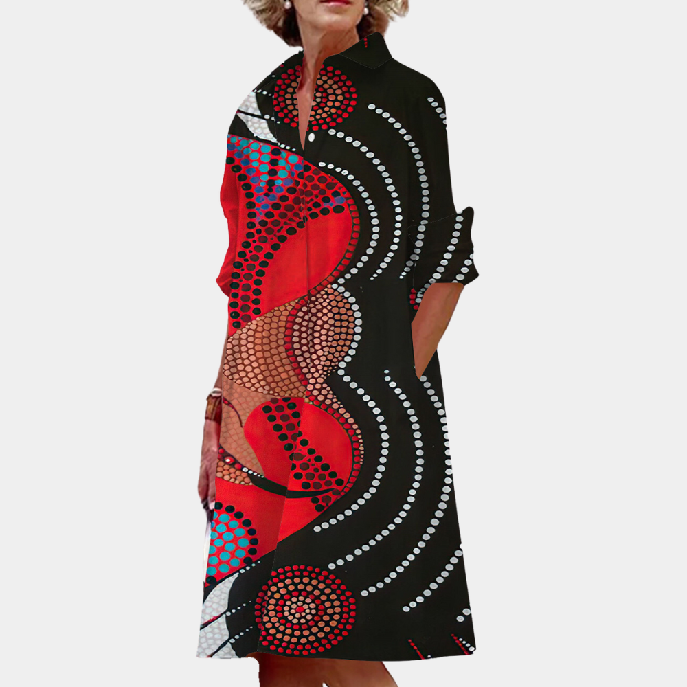 Ysolde women's floral midi dress, a chic and breathable option for elegant summer and vacation outfits