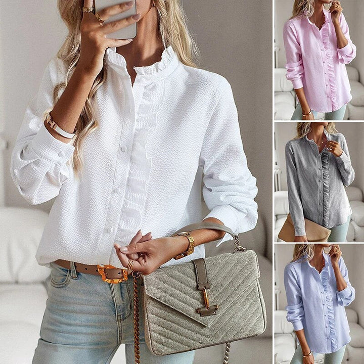 Trendy women's fashion top, vibrant print, bold rebellious style, perfect for a statement look.