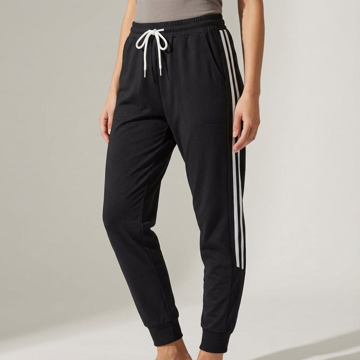 Sporty casual women's jogging pants with comfortable regular fit and adjustable drawstring waistband