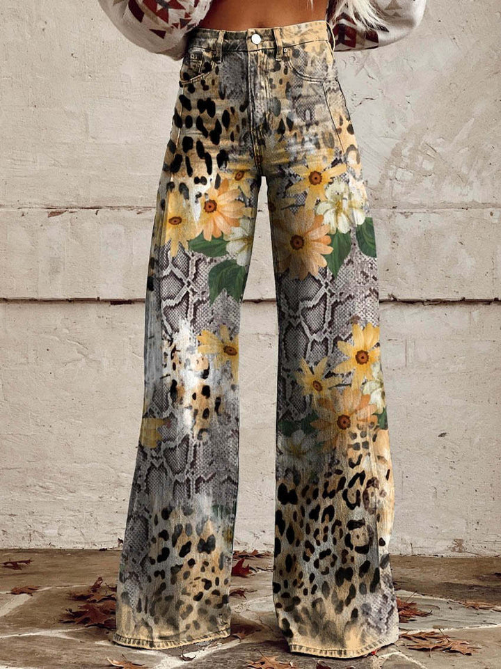 Everyday women's relaxed fit jeans, stylish wide leg design for ultimate comfort.