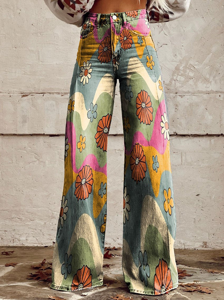 Women's comfortable loose jeans, a must-have for casual outfits and relaxed summer days.