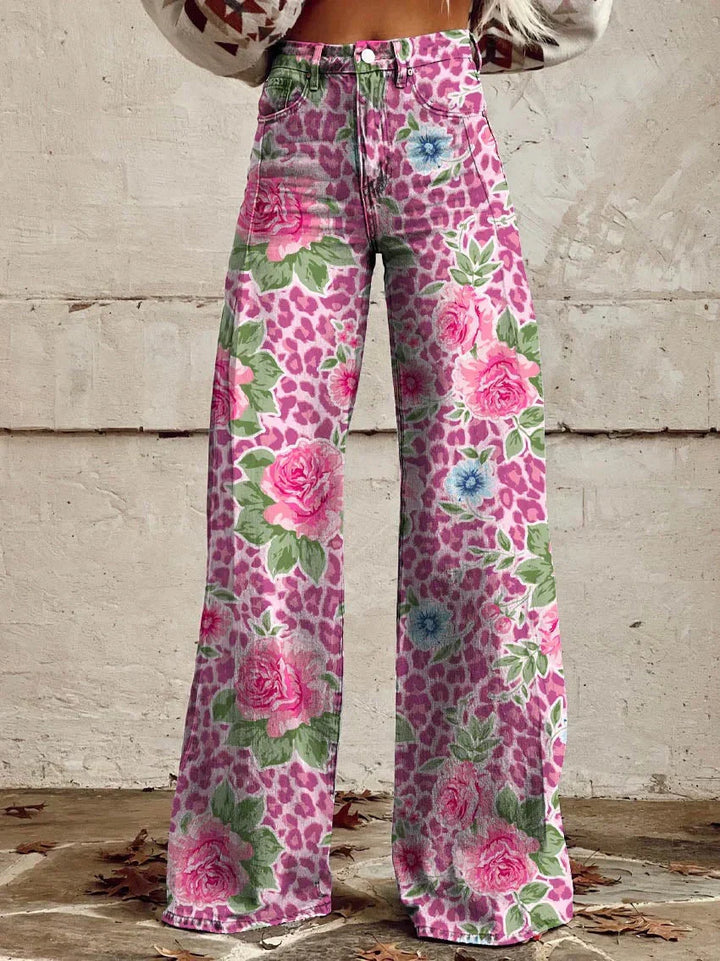 Stylish women's baggy denim jeans, perfect relaxed fit for comfortable everyday fashion.