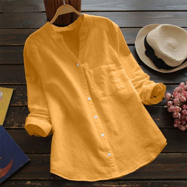 Women's relaxed fit breathable shirt, a stylish and comfortable option for everyday fashion.