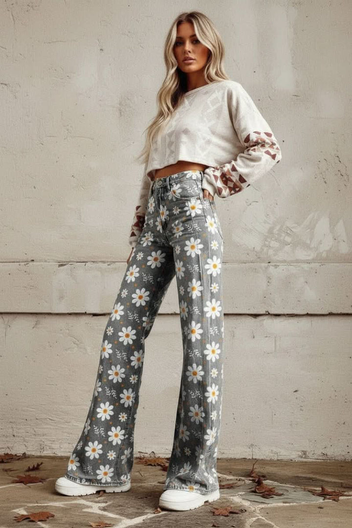 Women's relaxed fit breathable summer jeans, perfect for casual everyday wear.