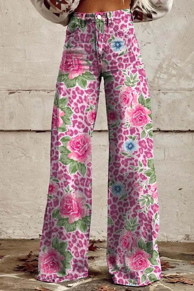 Women's comfortable baggy jeans, breathable and loose fit for summer and everyday wear.