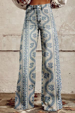 Blue Patterned