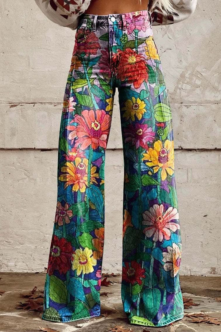 Comfortable breathable summer jeans for women, a relaxed fit casual bottom.
