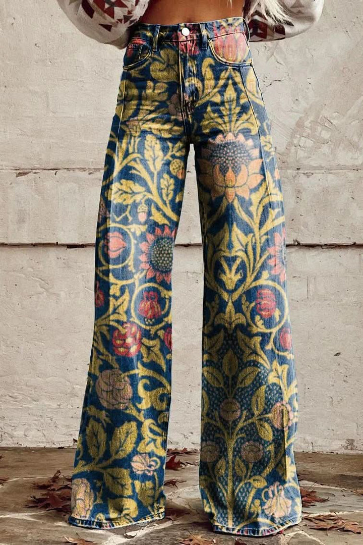 Loose fit summer jeans for women, breathable and stylish for casual wear.