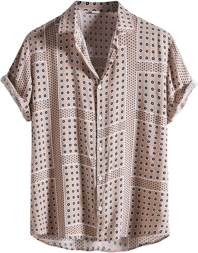 Vibrant floral print women's button-up shirt. Long sleeve, relaxed fit, versatile cotton blend for any occasion.