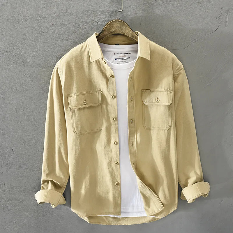 Versatile women's capri shirt, relaxed fit and button-down design. Perfect as a casual top, beachwear, or everyday summer fashion.