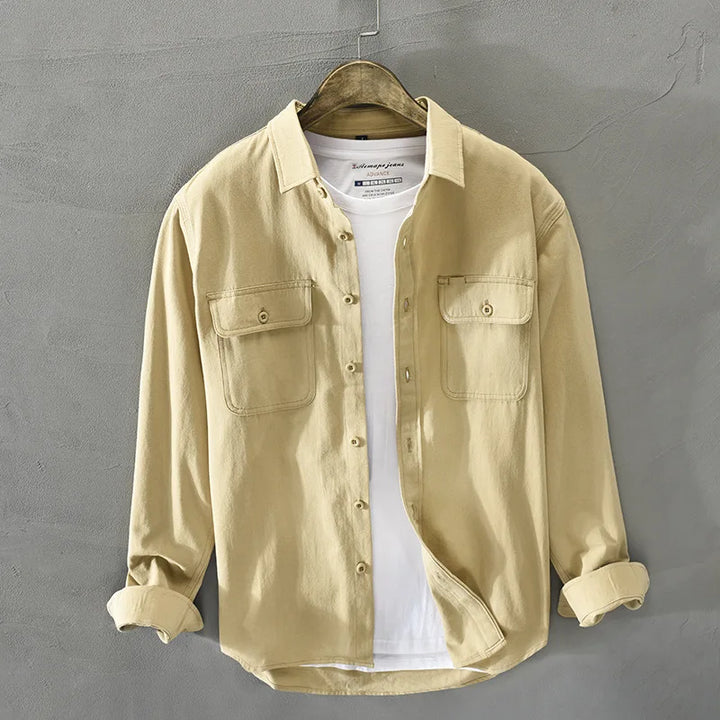 Versatile women's capri shirt, relaxed fit and button-down design. Perfect as a casual top, beachwear, or everyday summer fashion.