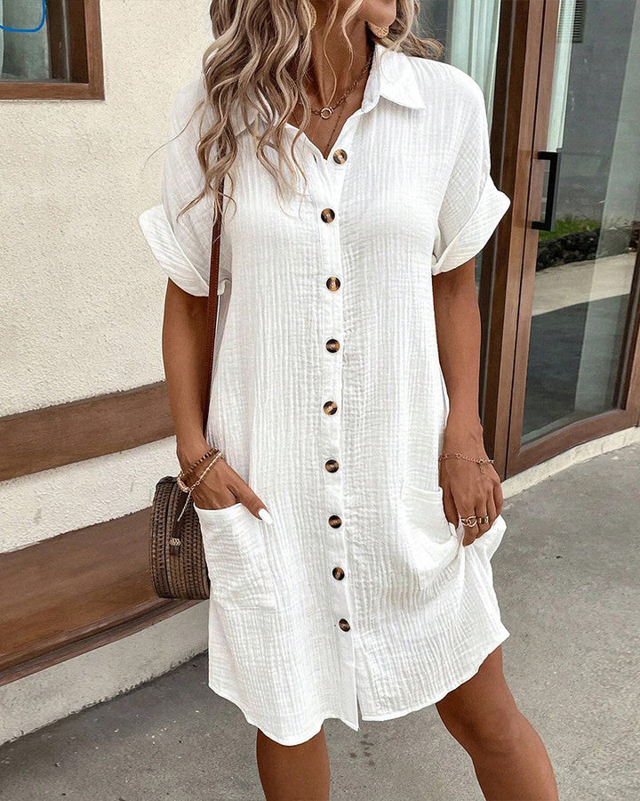 Women's versatile summer dress with a relaxed fit, offering comfort & elegant style for warm weather fashion.