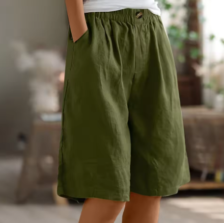 Women's Renee comfort shorts, elastic waist, casual fit. Perfect for everyday summer wear.