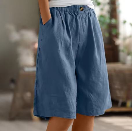 Lightweight Renee comfort shorts for women, versatile everyday wear, easy pull-on elastic waist.