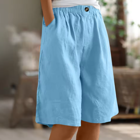 Everyday Renee comfort shorts, women's, elastic waist, relaxed fit, perfect for lounging or errands.