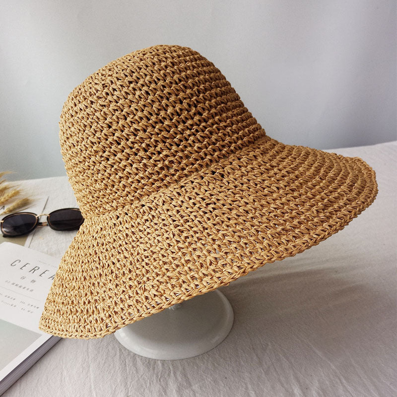 Stylish Emma women's summer hat, flat brim, perfect for travel and fashion