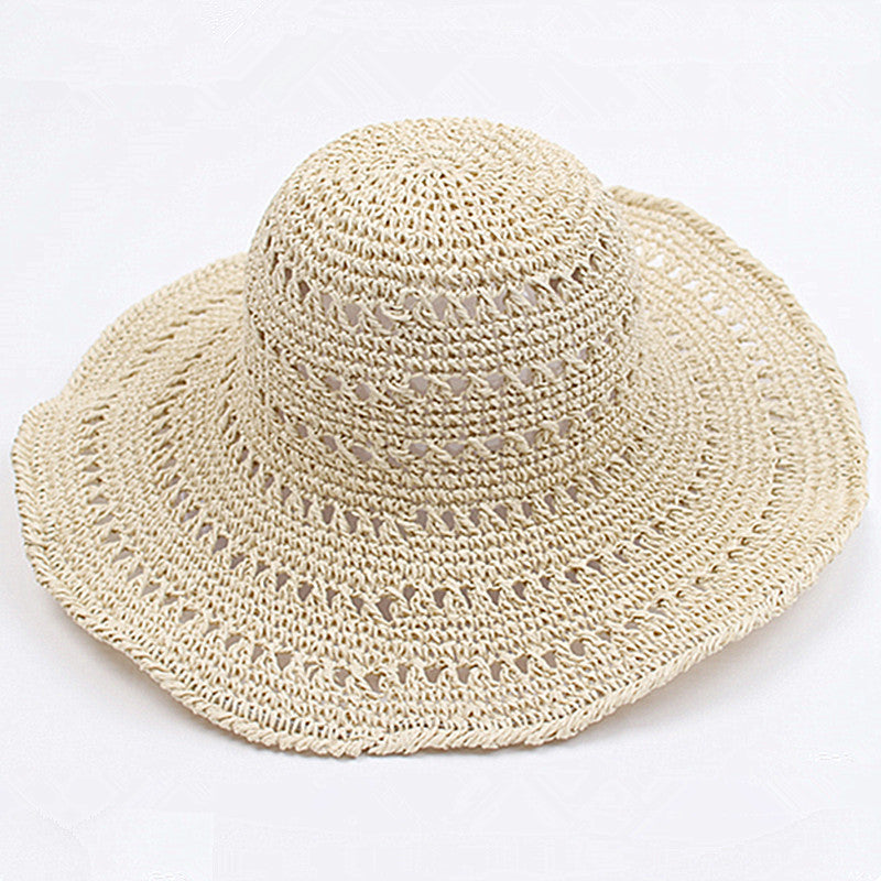 Elegant Emma summer hat, women's retro style with a comfortable flat brim
