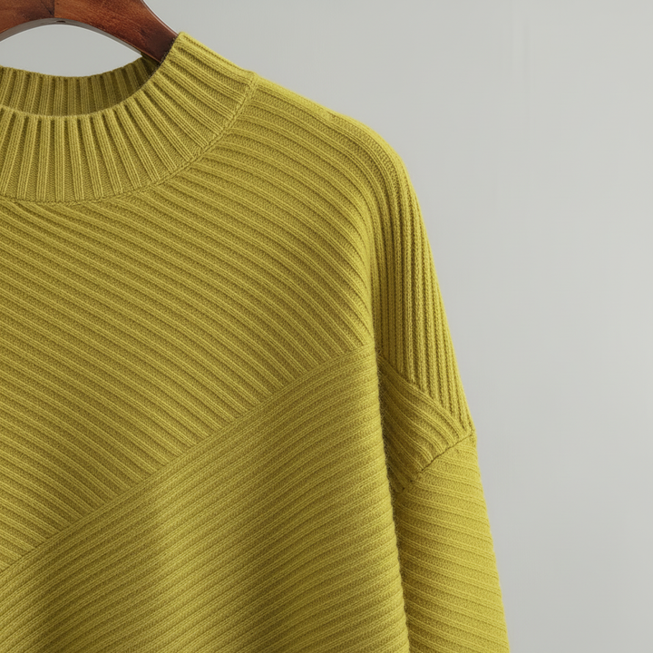 Autumn winter women's sweater, relaxed fit, knitted, perfect for casual wear