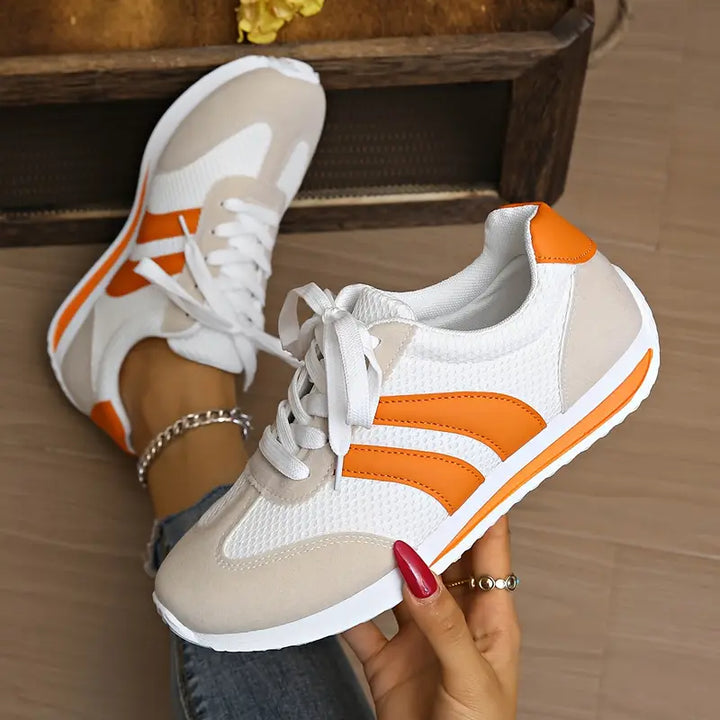 Cushioned women's retro Zippa sneakers, designed for comfortable walking & all-day lifestyle wear.