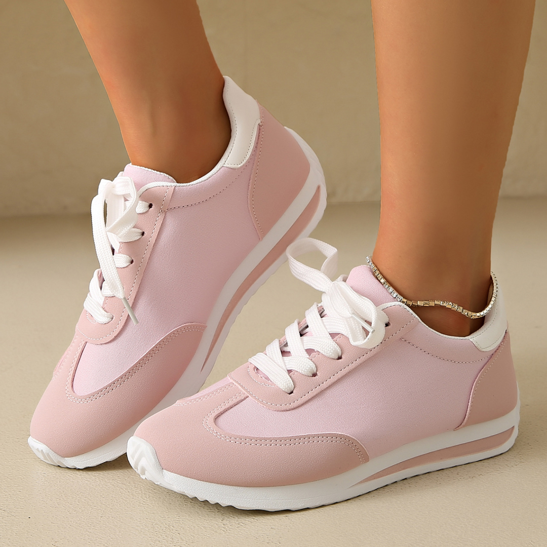 Blue women's retro Zippa sneakers, a vibrant choice for sporty chic outfits & comfortable wear.