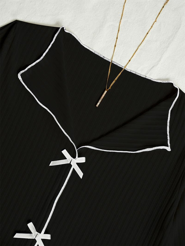 Women's Ribbed Knit Lounge Set, a versatile two-piece comfort wear outfit for relaxing days.