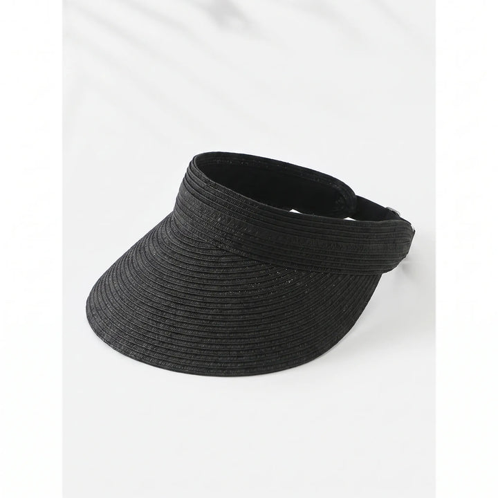 Versatile women's travel sun visor hat, roll-up and packable design. Open top, wide brim for ultimate sun protection.
