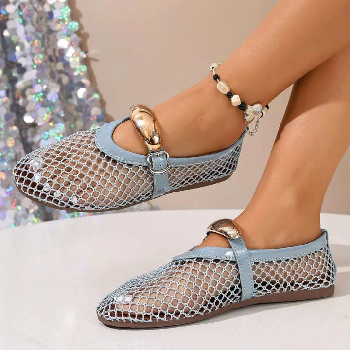 Lightweight women's mesh flats, Rosavelle style, comfortable for spring and summer fashion.