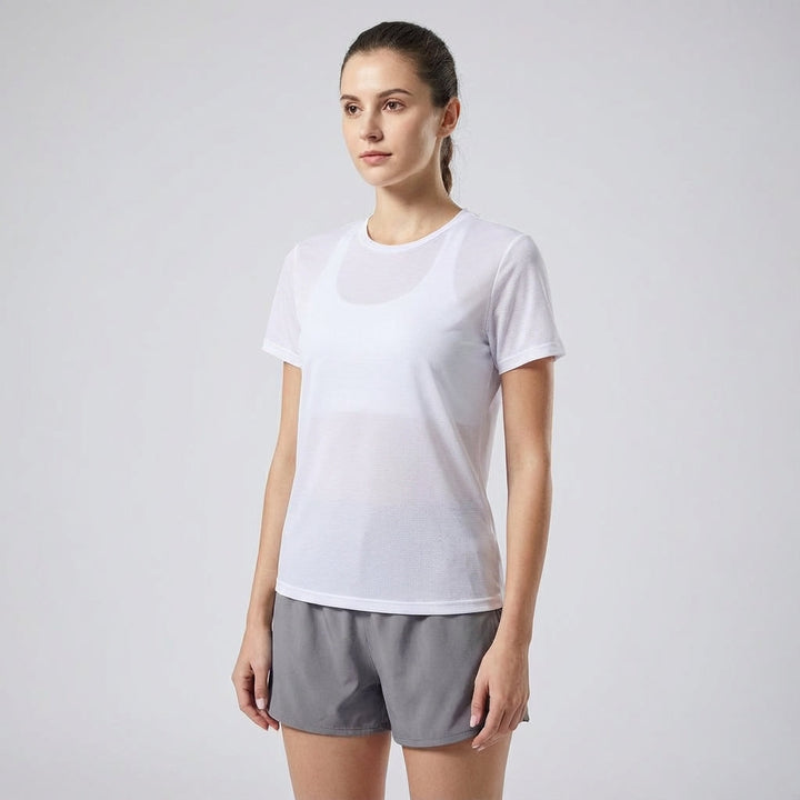 Breathable and lightweight Sadie short sleeve sport shirt for women, ideal for quick-dry performance activities