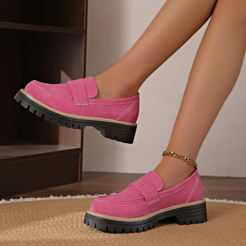 Everyday stylish women's Savira platform loafers with a comfortable, cushioned footbed.