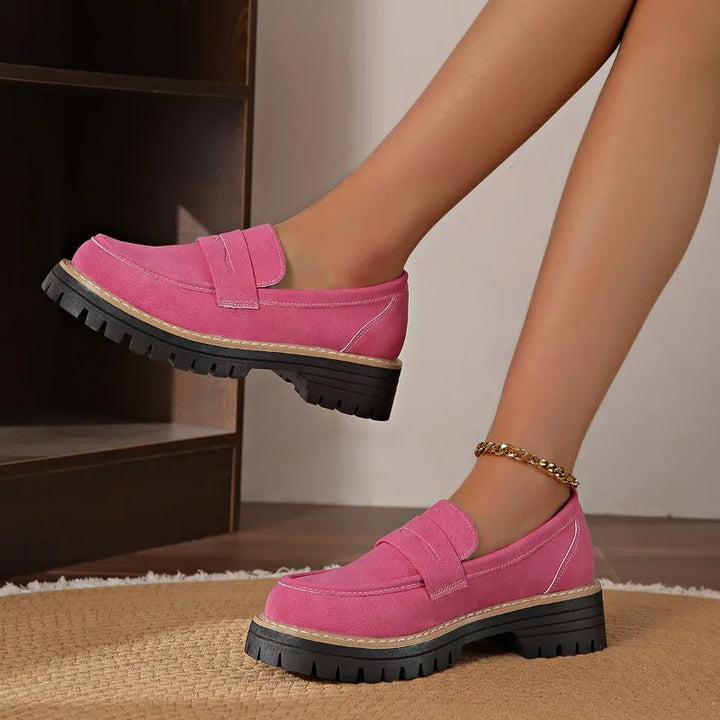 Everyday stylish women's Savira platform loafers with a comfortable, cushioned footbed.