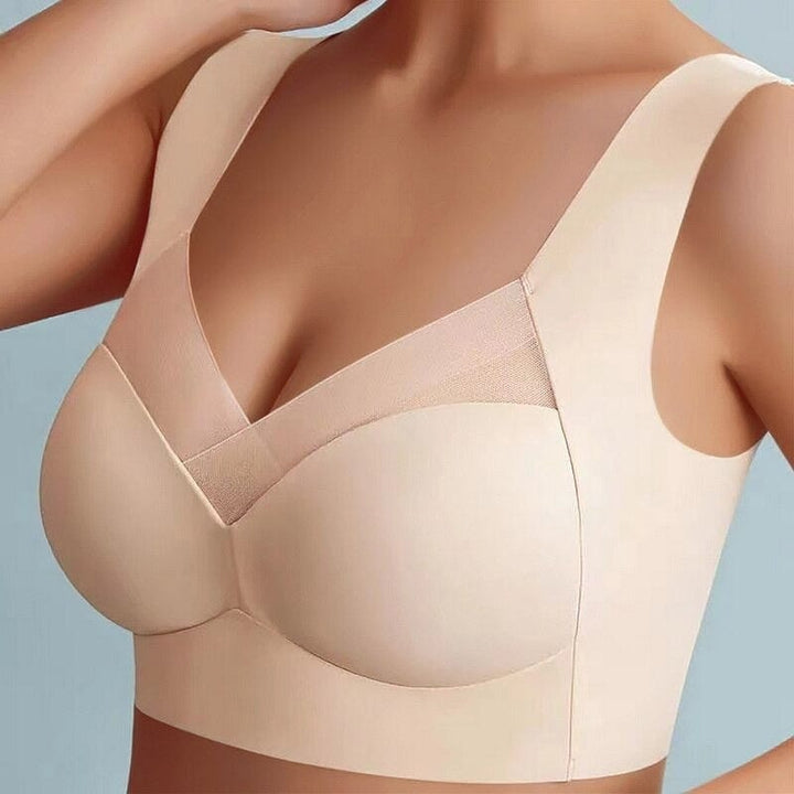 Sleek seamless lingerie bra, providing invisible support & comfort under clothing.