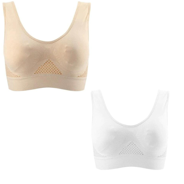Smooth seamless comfort bra, offering invisible full coverage and soft support.