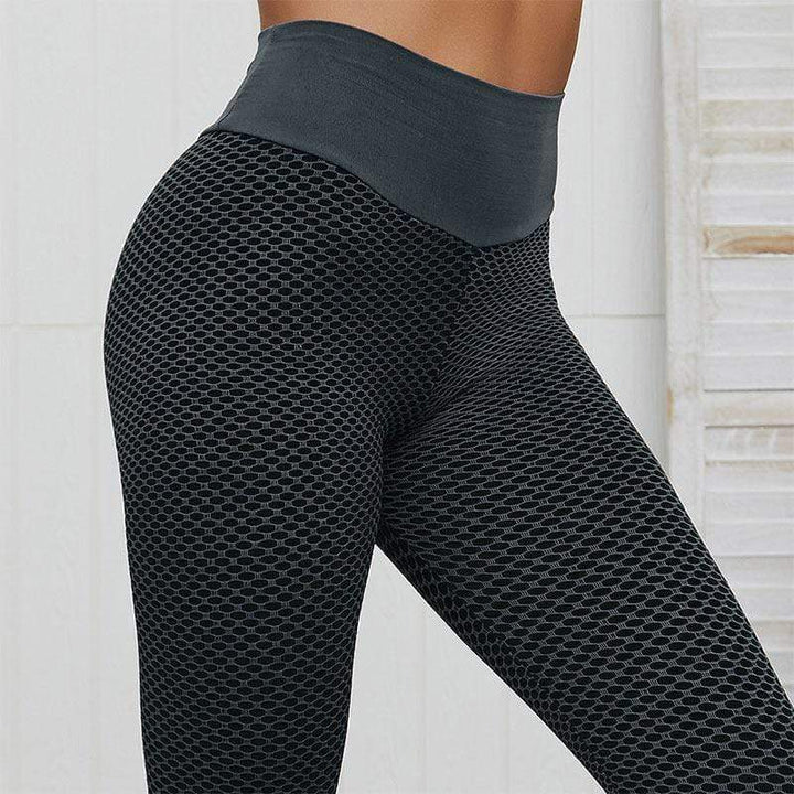 Performance seamless leggings for women, high-waist design. Comfortable athletic wear for any workout.