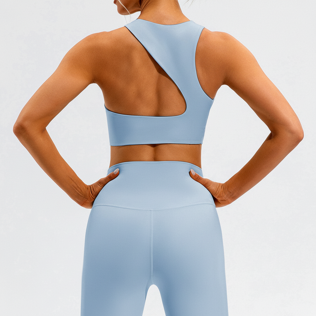 Versatile women's seamless performance top, perfect for gym, yoga, and all sportswear.
