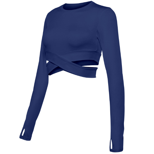 Comfortable 'Sophia' seamless women's top. Stretchy, breathable fabric perfect for yoga, Pilates & activewear.