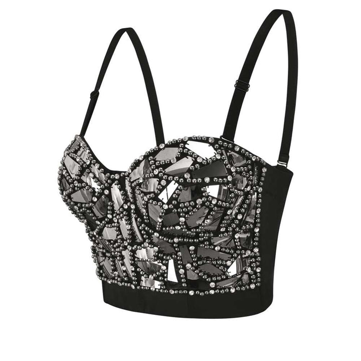 Gray women's push-up bralette, offering comfortable everyday support & seamless design. Essential undergarment.