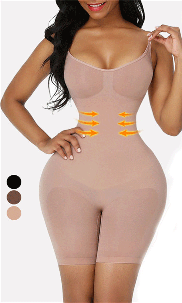 Seamless women's shapewear body undergarment designed for a perfect hourglass figure and all-day comfort.