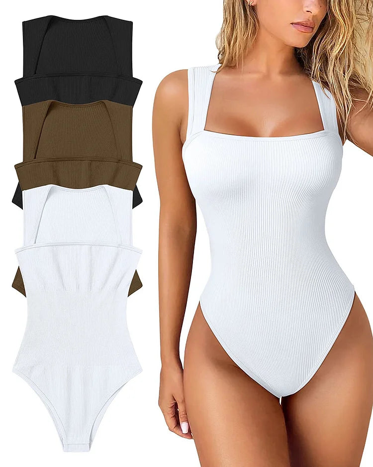Seamless women's bodysuit with powerful shaping effect for a confident feel.