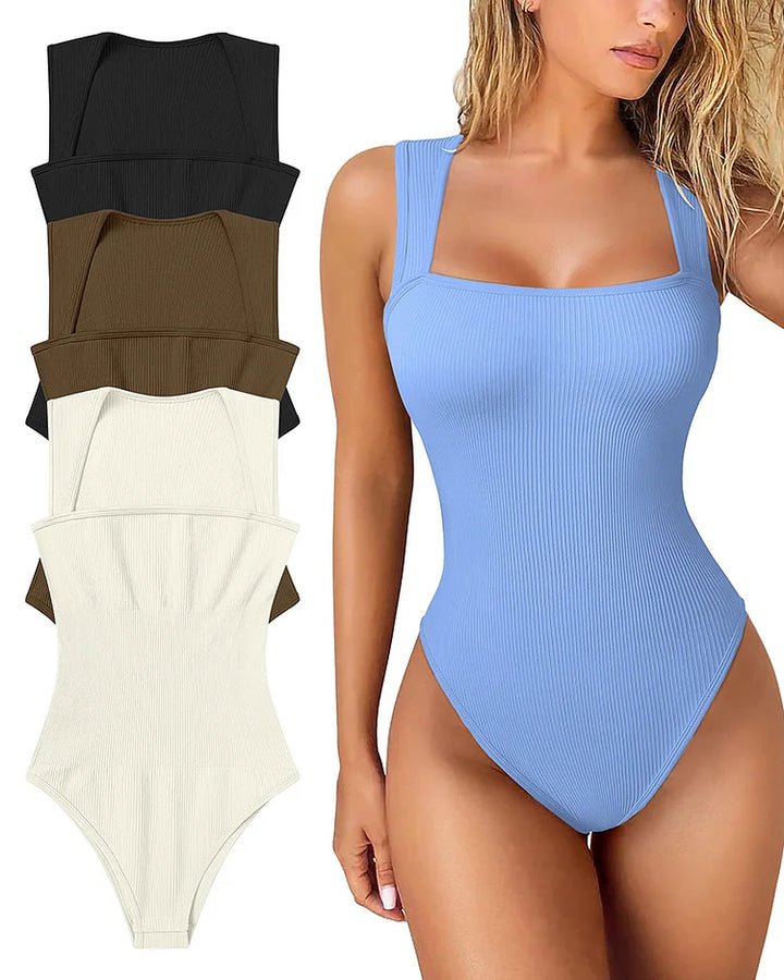 Versatile women's shaping bodysuit, Sophie, with seamless design and tummy control.