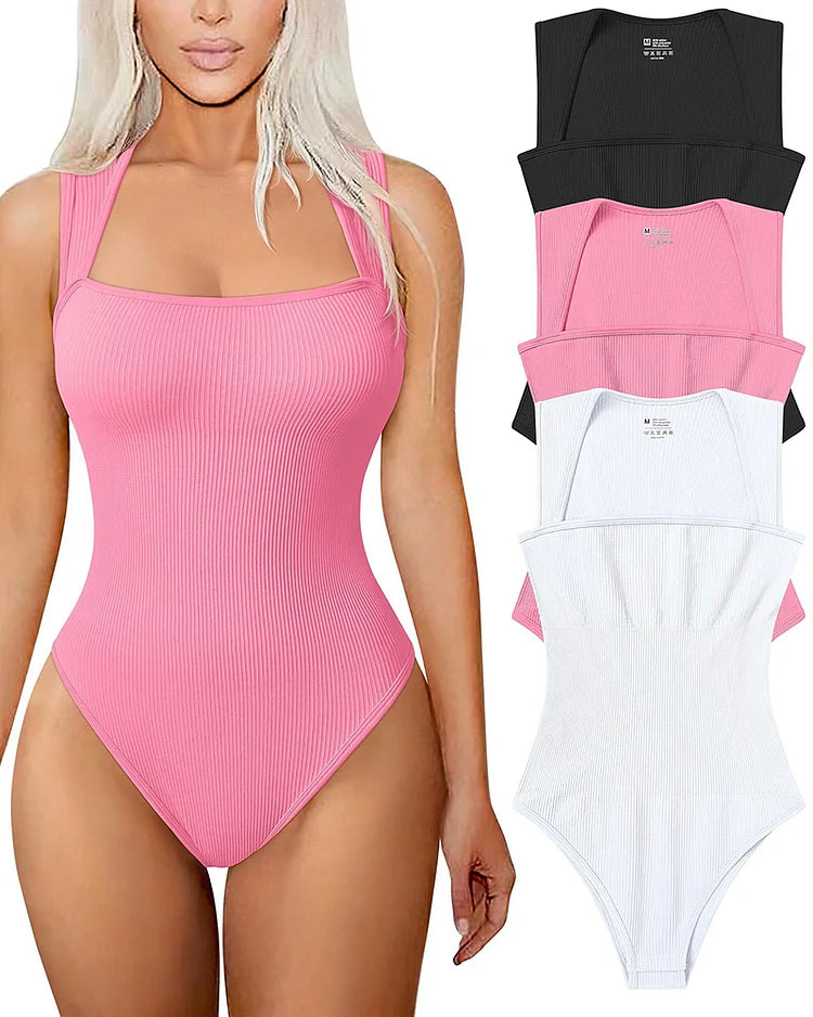 Form-fitting women's bodysuit Sophie with strong tummy control for smooth silhouette.