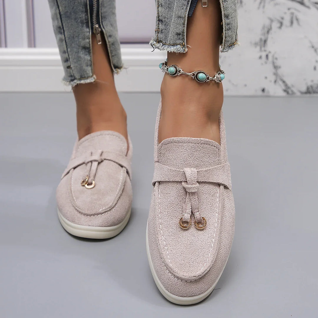 Serena women's slip-on loafers styled casually for comfortable, everyday elegance. Versatile footwear.