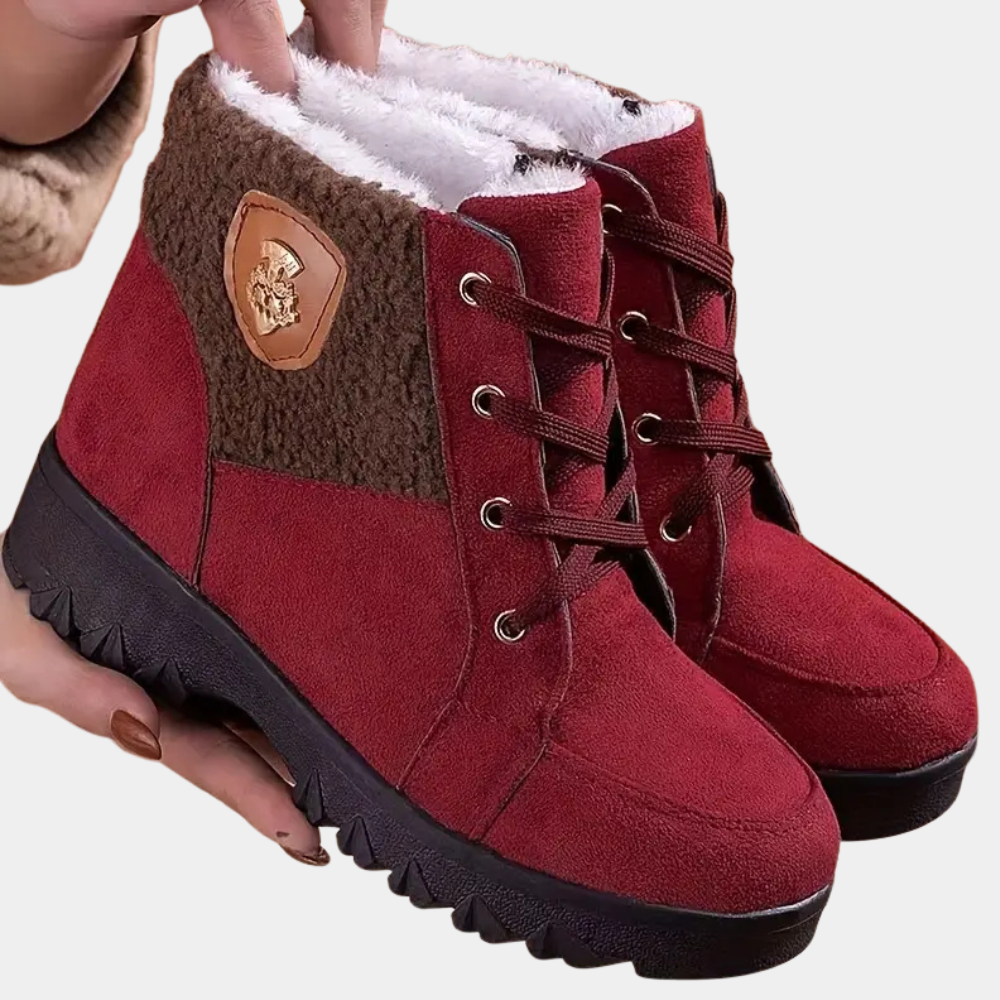 Sienna women's fashion winter boots with warm lining. Durable, non-slip sole for cold weather comfort.